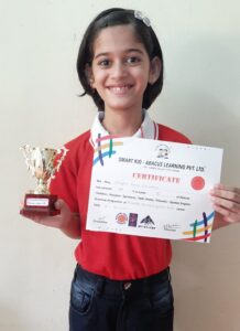 Shraddha Abacus-Anagha-Abacus Level 6 Prize