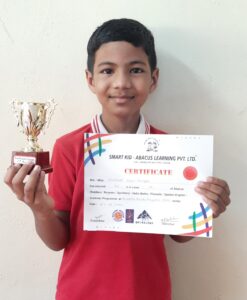 Shraddha Abacus-Sashwath-Abacus Level 6 Prize